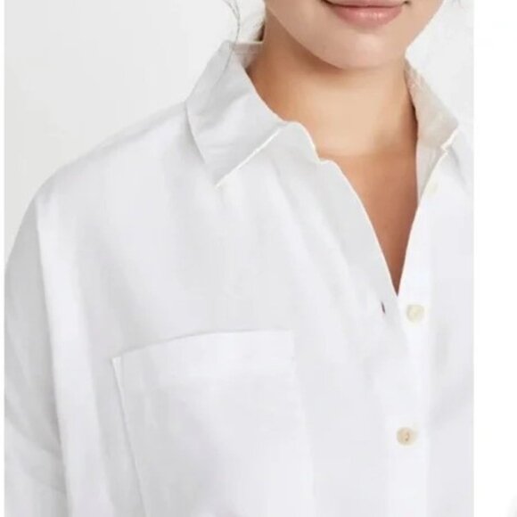 Madewell Short Sleeve White Shirt s - Picture 1 of 6